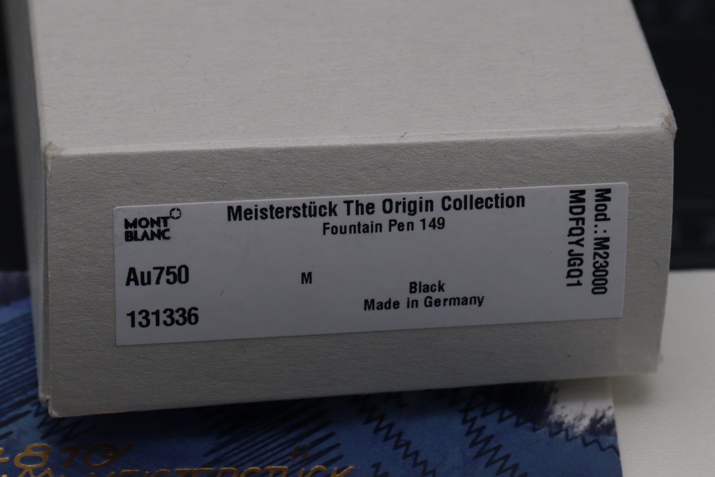 Montblanc Meisterstuck 149 The Origin Collection Fountain Pen - Extra Fine Nib