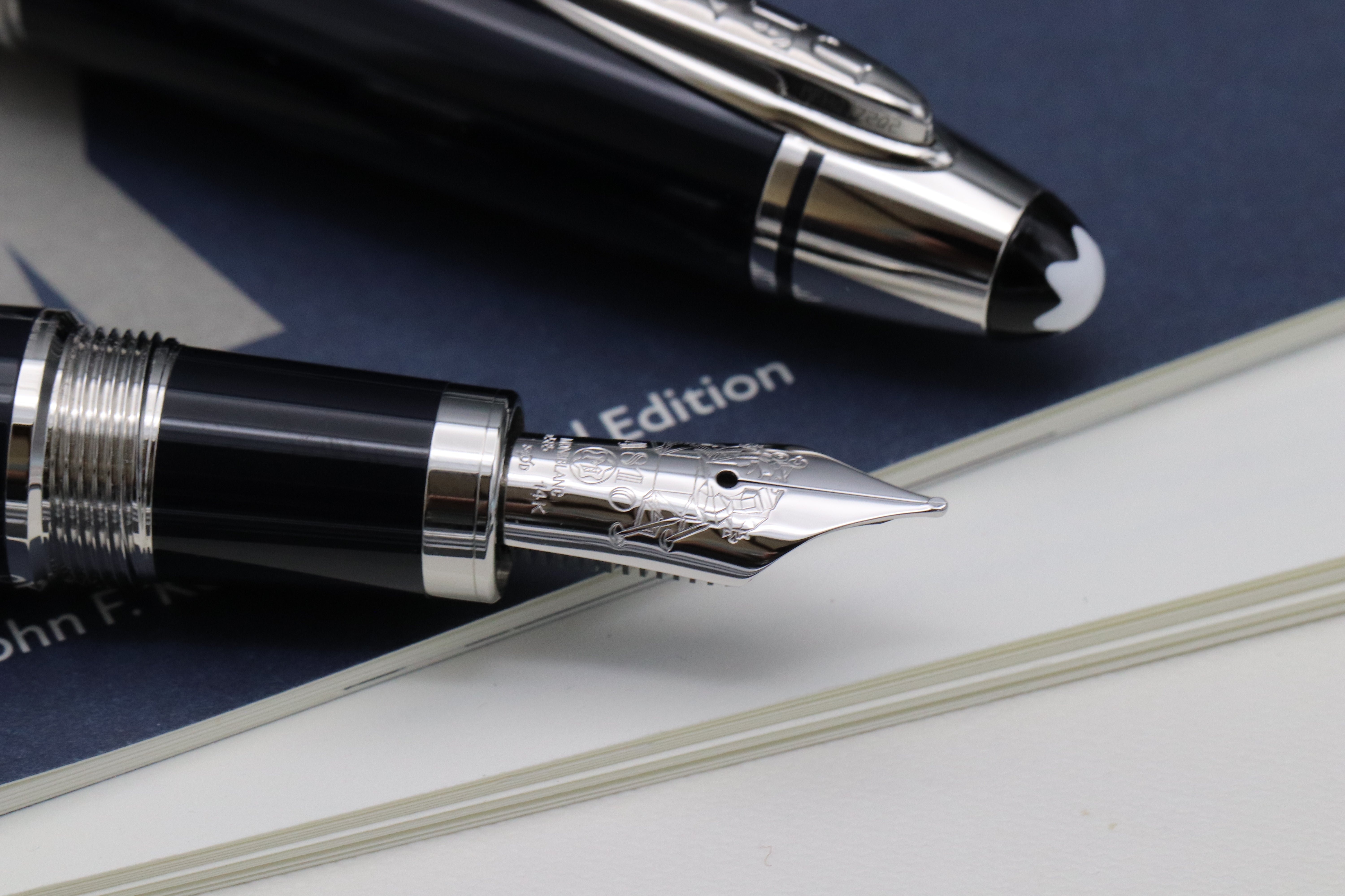 Montblanc Great Characters JFK Blue Special Edition Fountain Pen