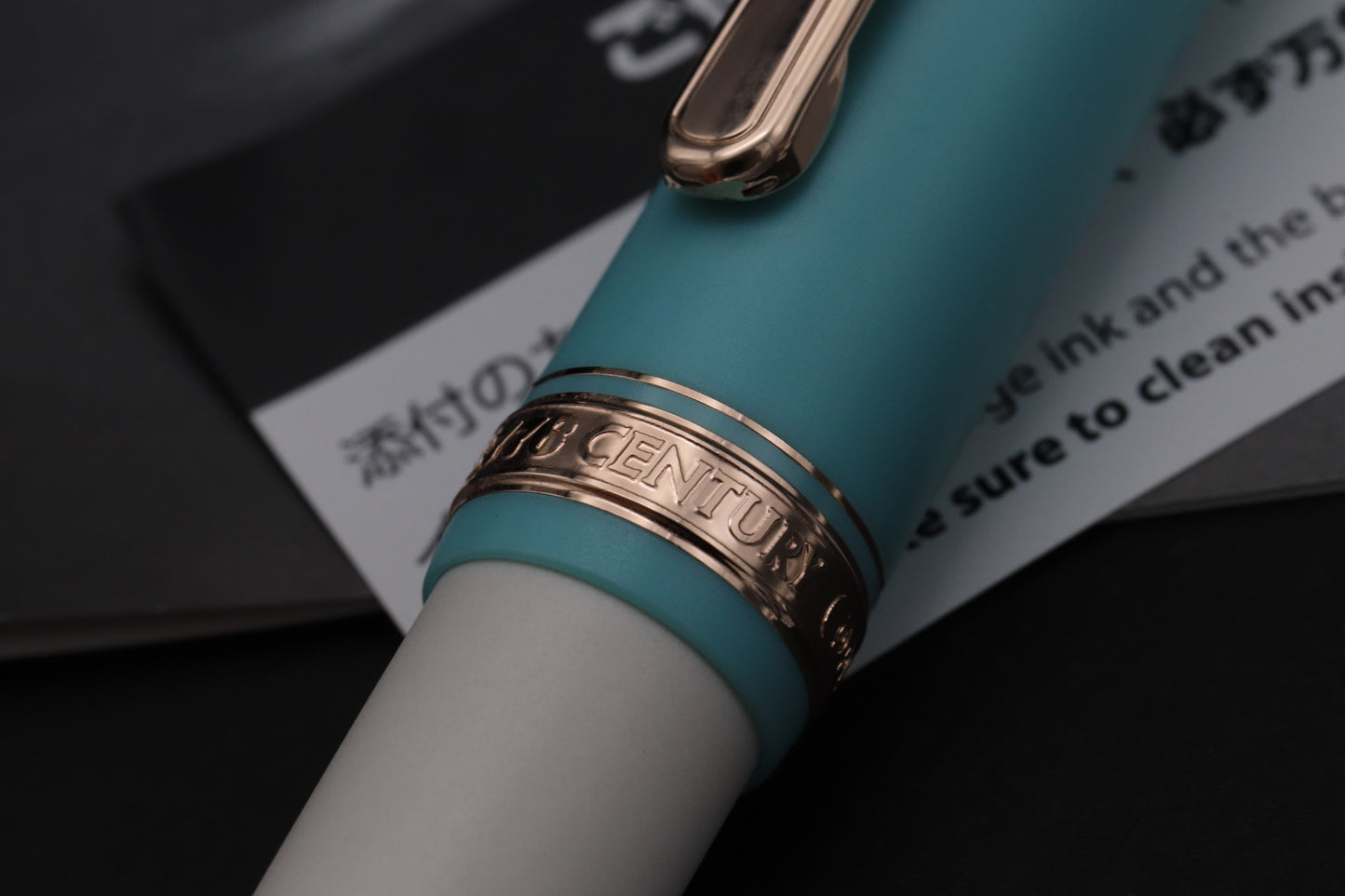 Platinum #3776 Century Shape of Heart Bluebird LE2000 Fountain Pen - UNUSED