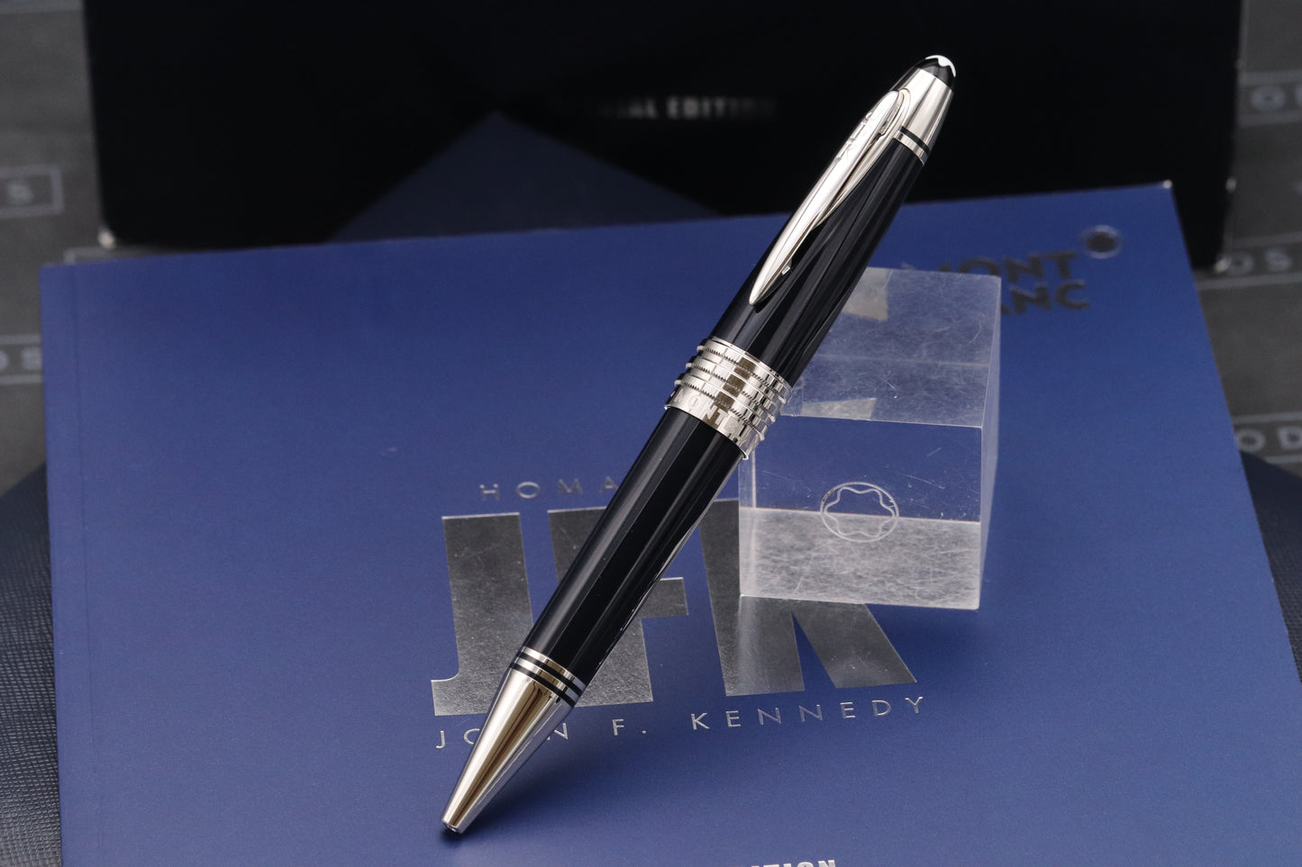 Montblanc Great Characters John F. Kennedy Blue Ballpoint Pen - UNUSED