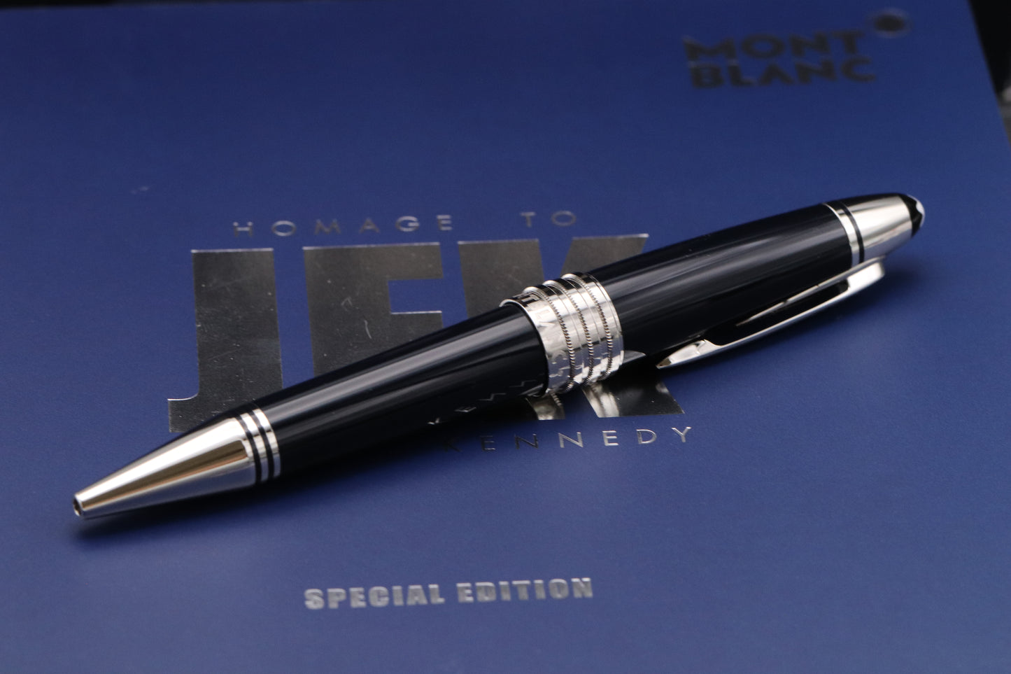 Montblanc Great Characters John F. Kennedy Blue Ballpoint Pen - UNUSED