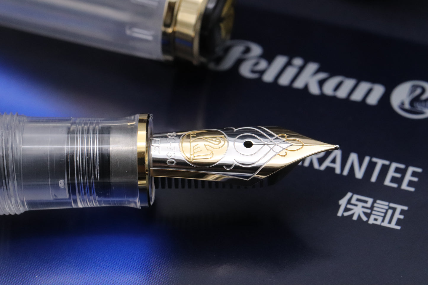 Pelikan M800 Demonstrator Engraved Special Edition Fountain Pen - UNUSED - EF