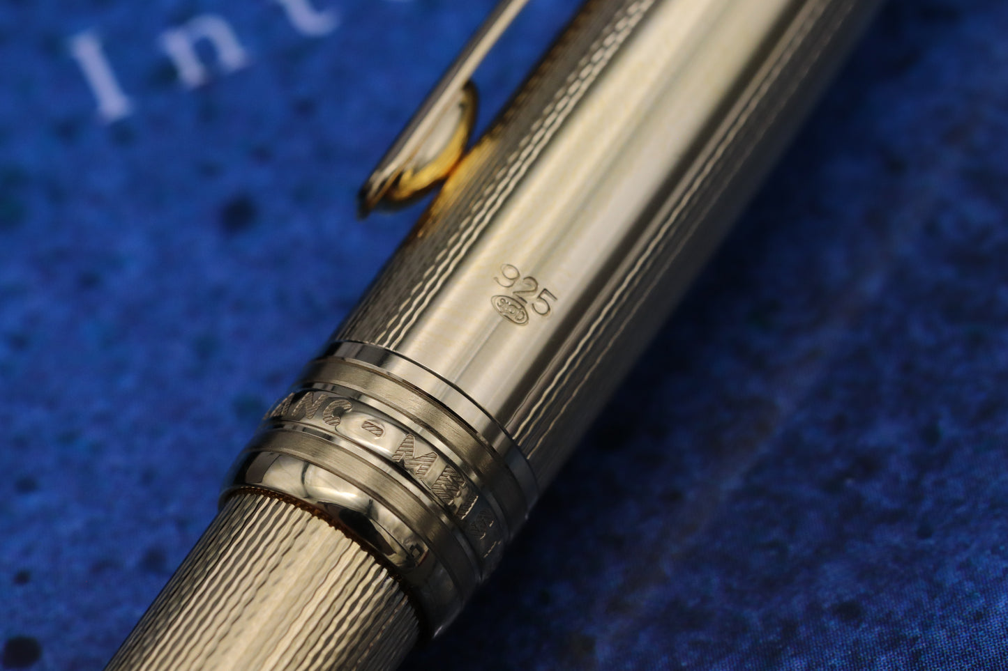 Montblanc Meisterstück 163 Classique Vermeil Barley Rollerball / Fineliner Pen