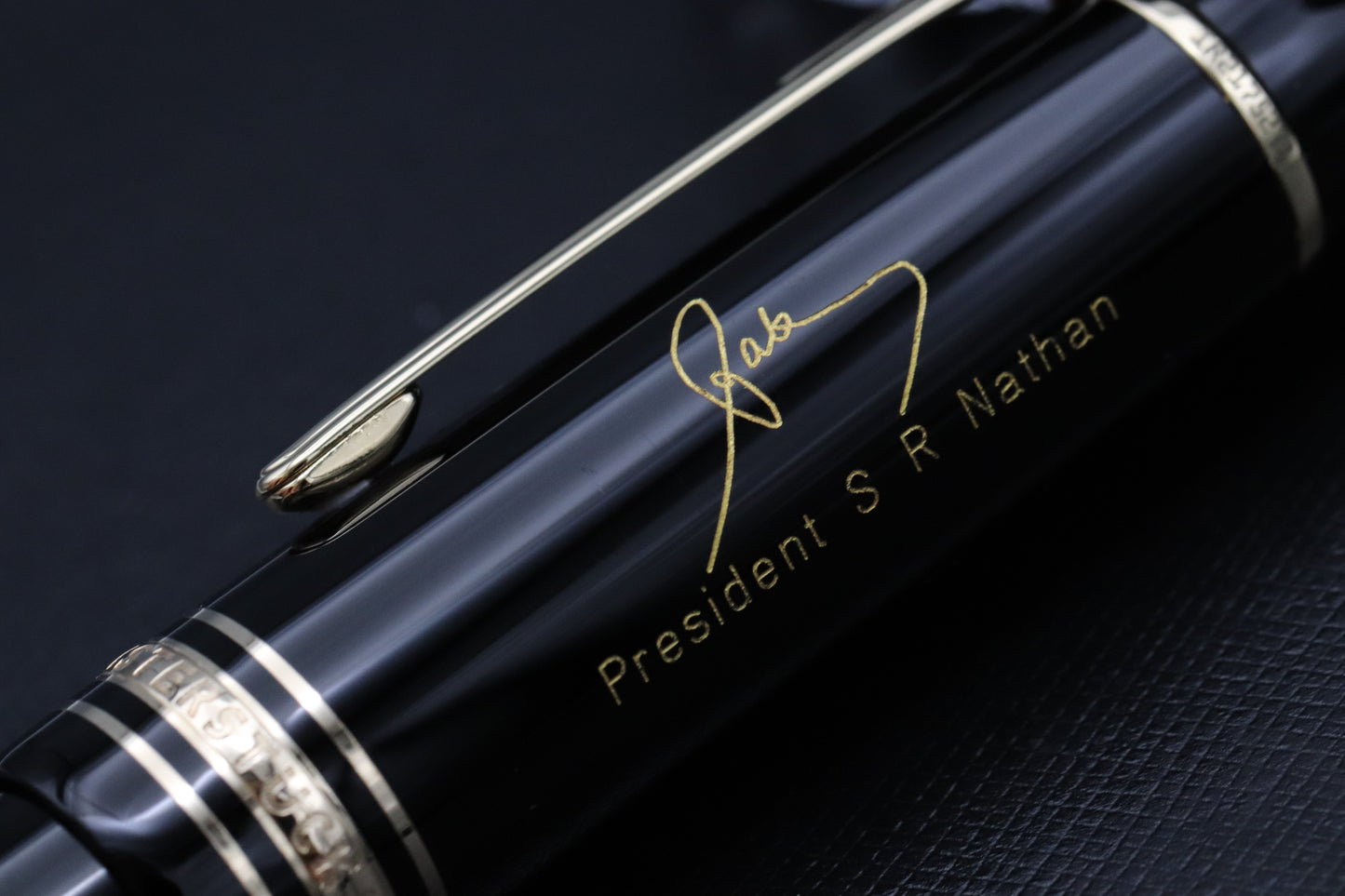 Montblanc Meisterstuck 149 UNICEF Power to Write 'S R Nathan' Fountain Pen