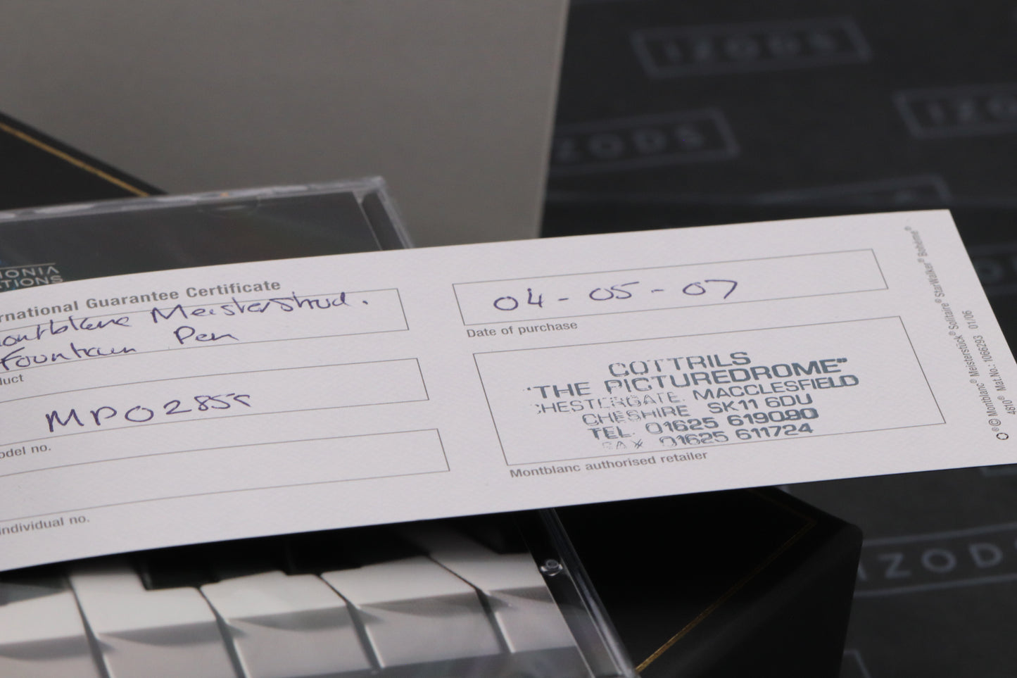 Montblanc Meisterstuck Chopin Classique Platinum Line Fountain Pen