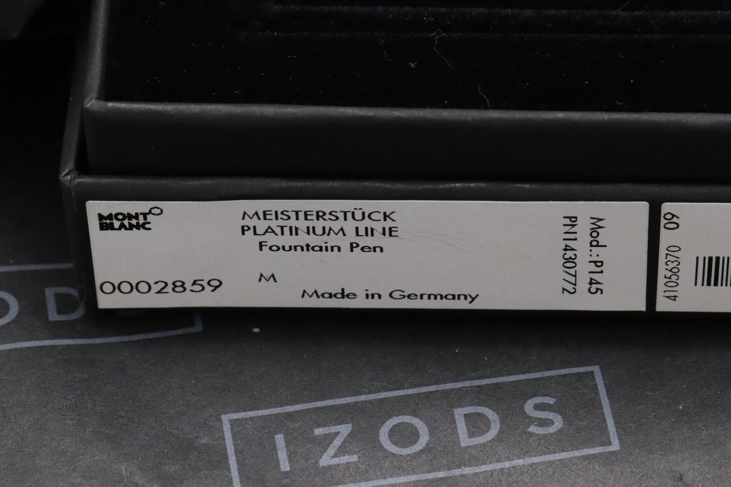 Montblanc Meisterstuck Chopin Classique Platinum Line Fountain Pen