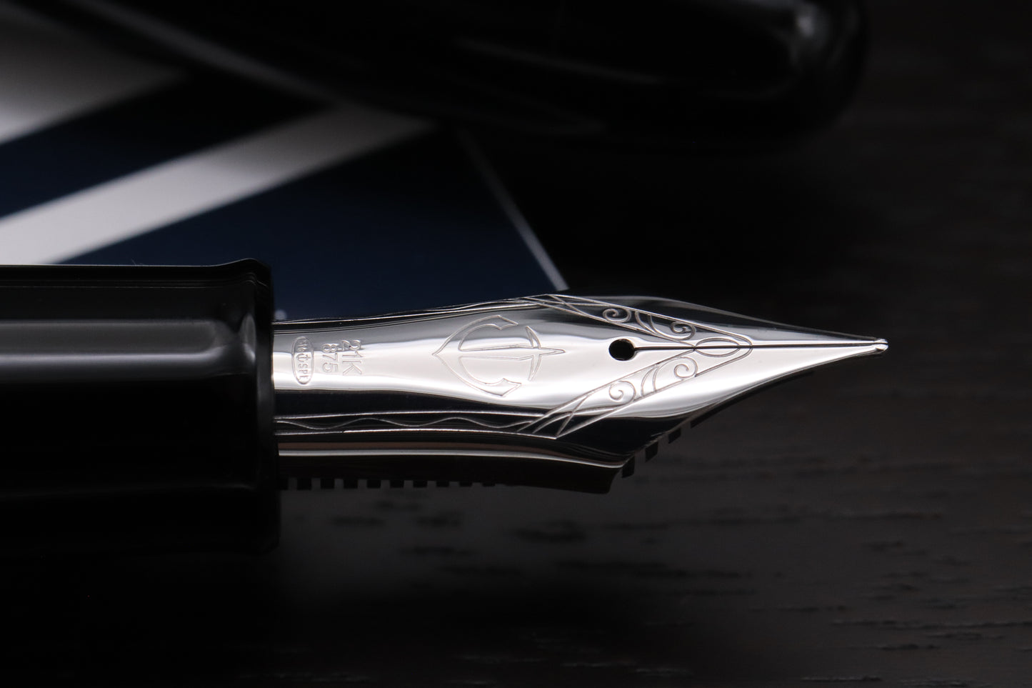 Sailor King of Pen Black Ebonite Fountain Pen