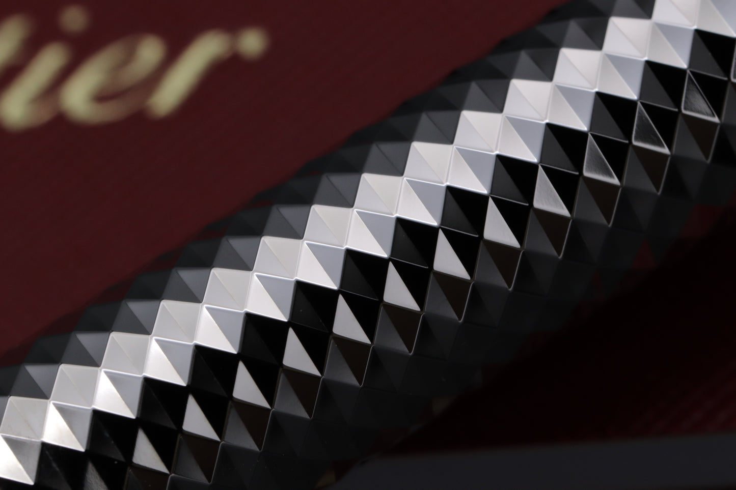 Cartier R de Cartier Blue Palladium Ballpoint Pen