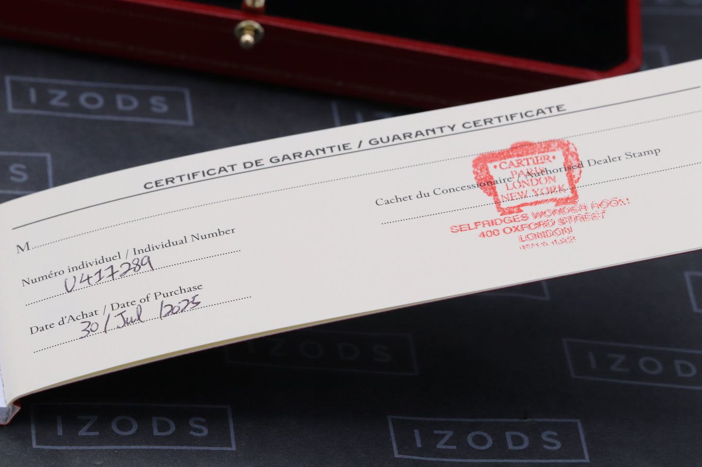 Cartier R de Cartier Blue Palladium Ballpoint Pen