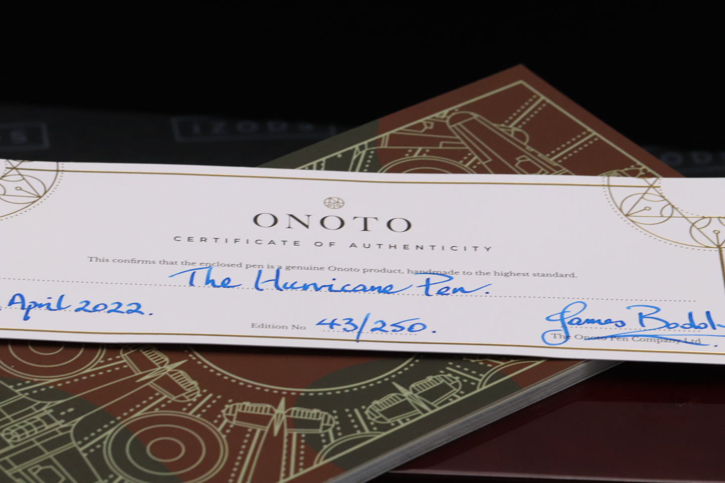 Onoto The Hurricane Limited Edition Fountain Pen