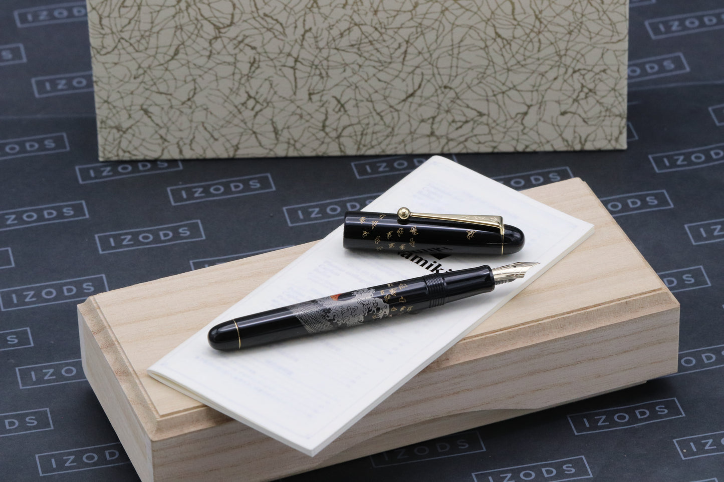Namiki Tradition Mount Fuji and Wave Fountain Pen - UNUSED