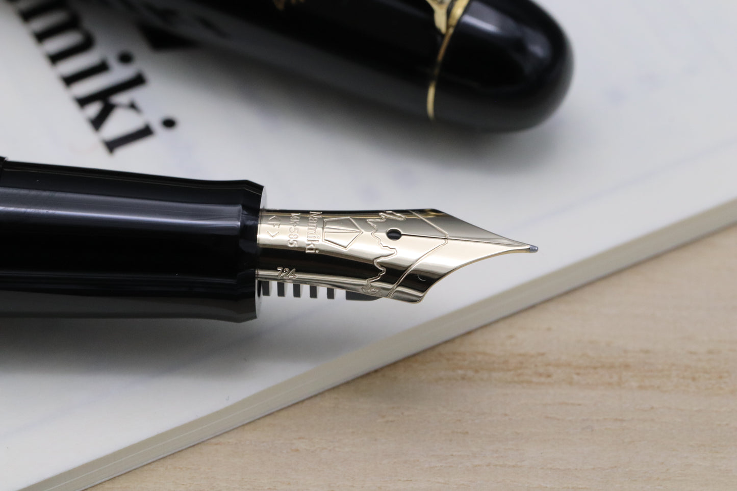 Namiki Tradition Mount Fuji and Wave Fountain Pen - UNUSED