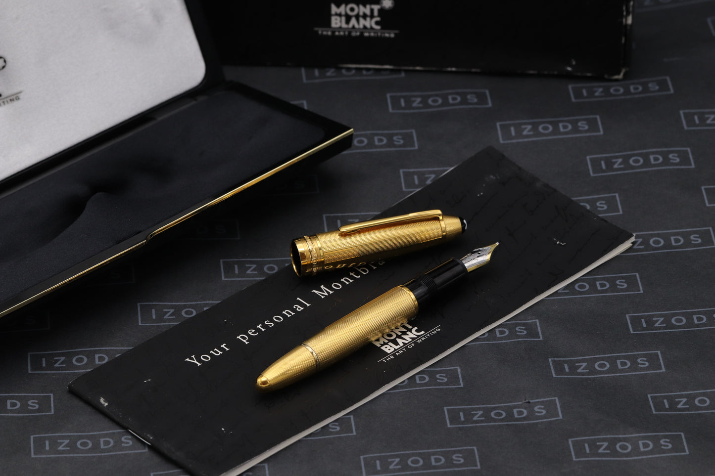 Montblanc Meisterstück 146 LeGrand Vermeil Barley Fountain Pen - Broad Nib