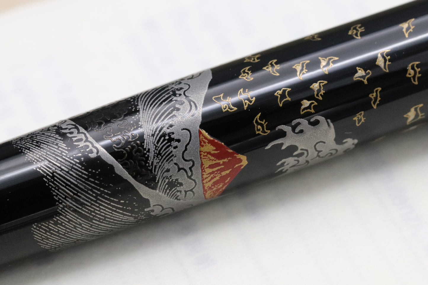 Namiki Tradition Mount Fuji and Wave Fountain Pen - UNUSED