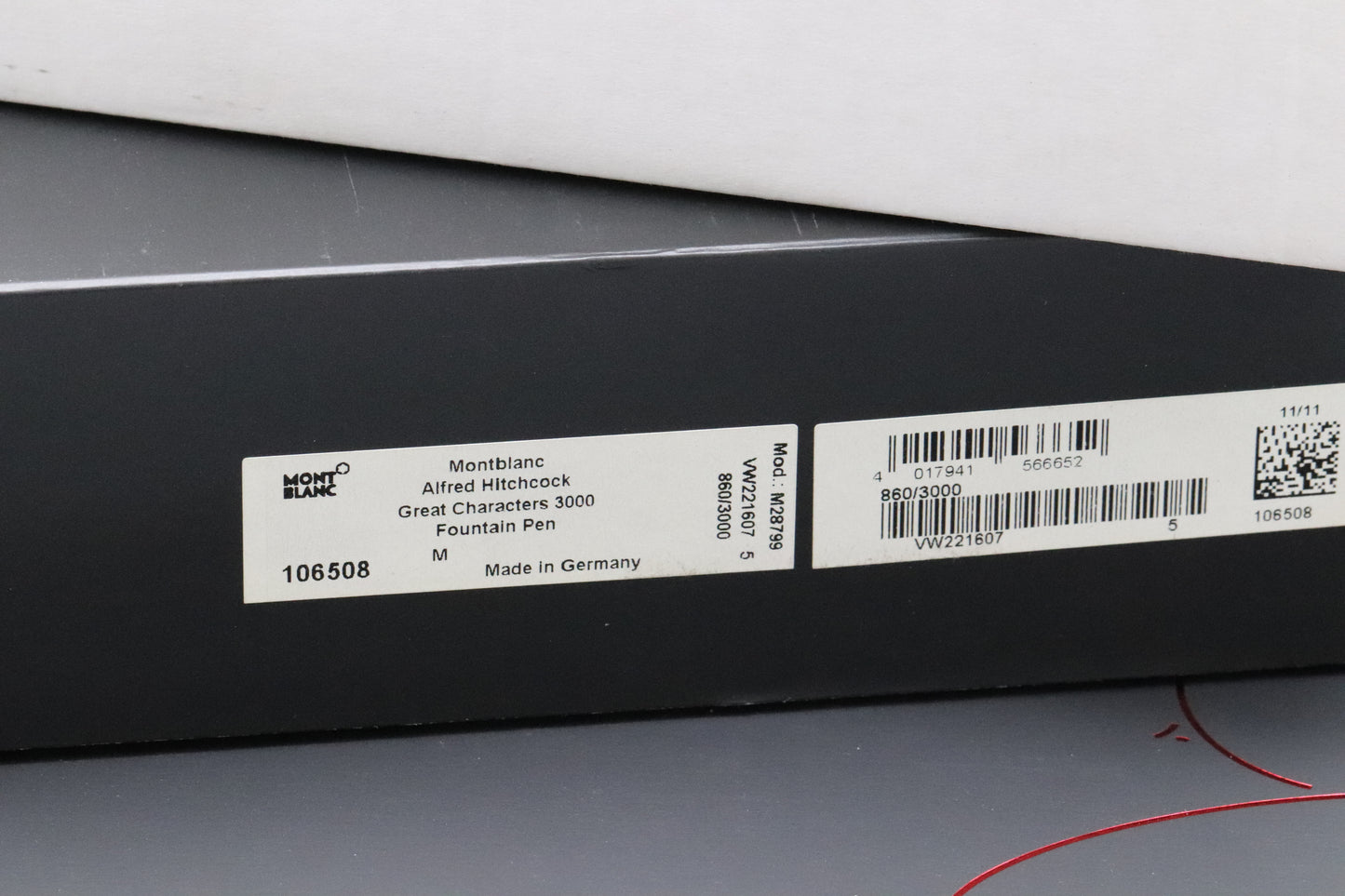 Montblanc Great Characters Alfred Hitchcock 3000 LE Fountain Pen