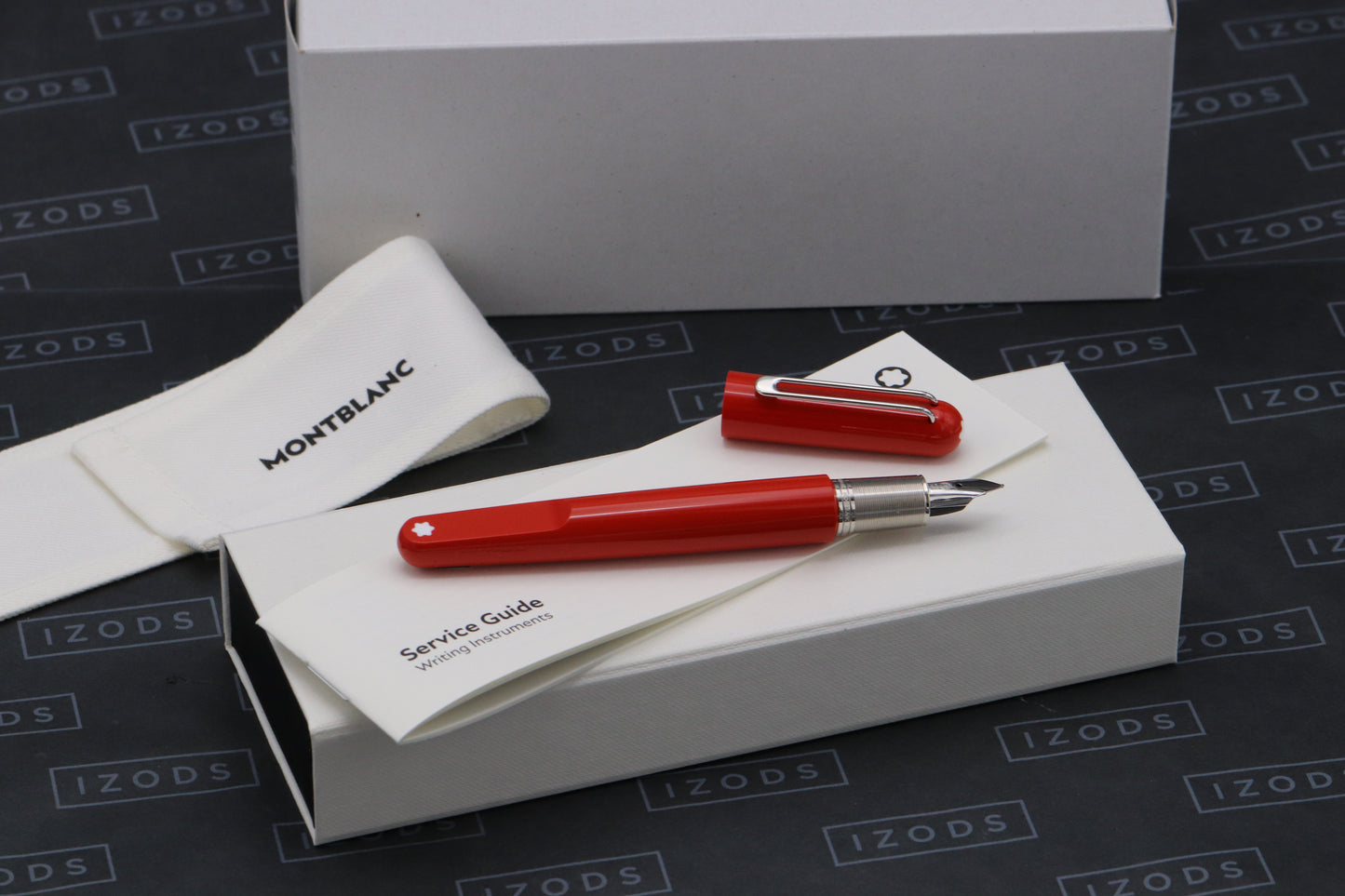 Montblanc M Marc Newson RED Fountain Pen - UNUSED - Fine Nib