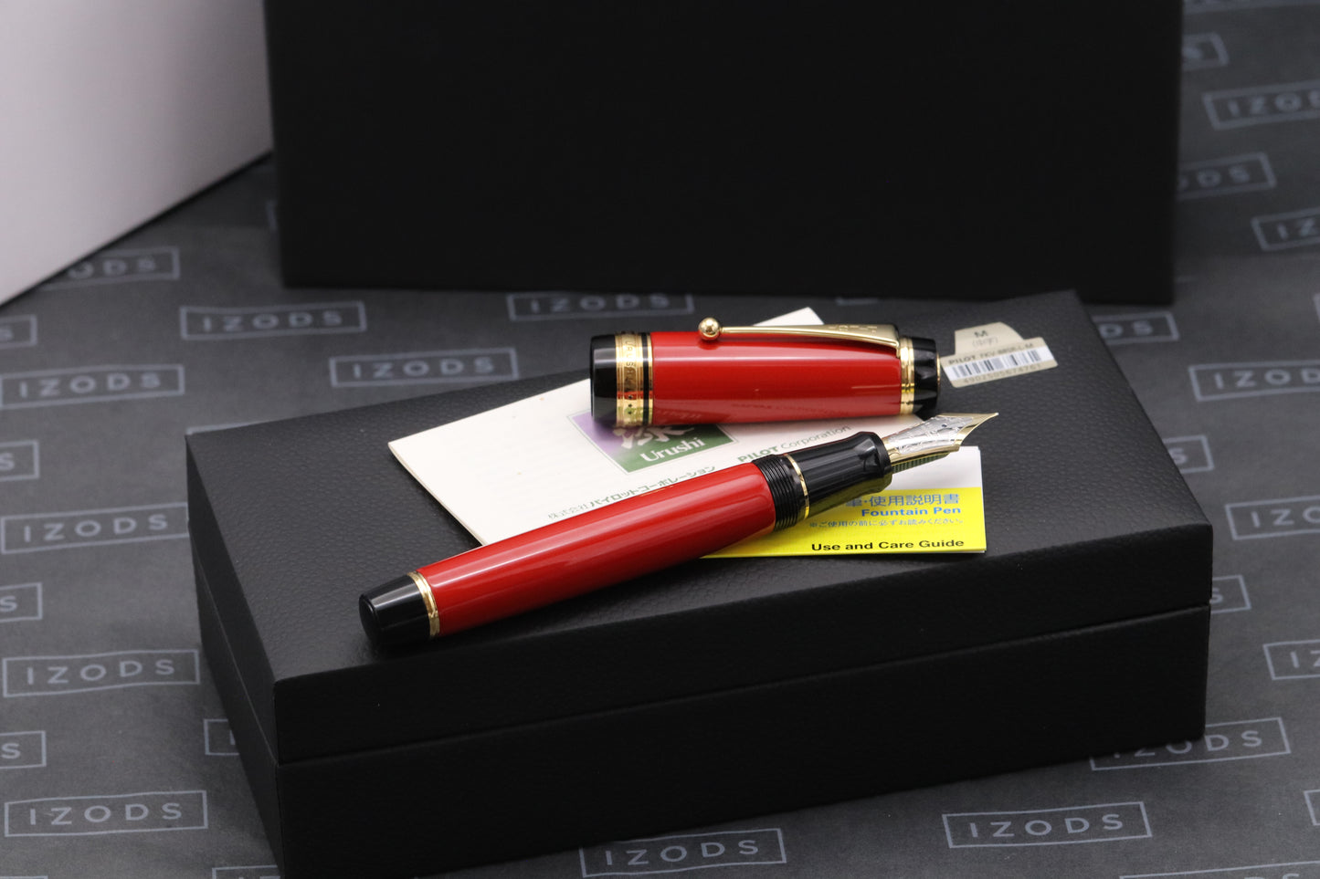 Pilot Custom Urushi Vermillion Fountain Pen - INKED ONCE