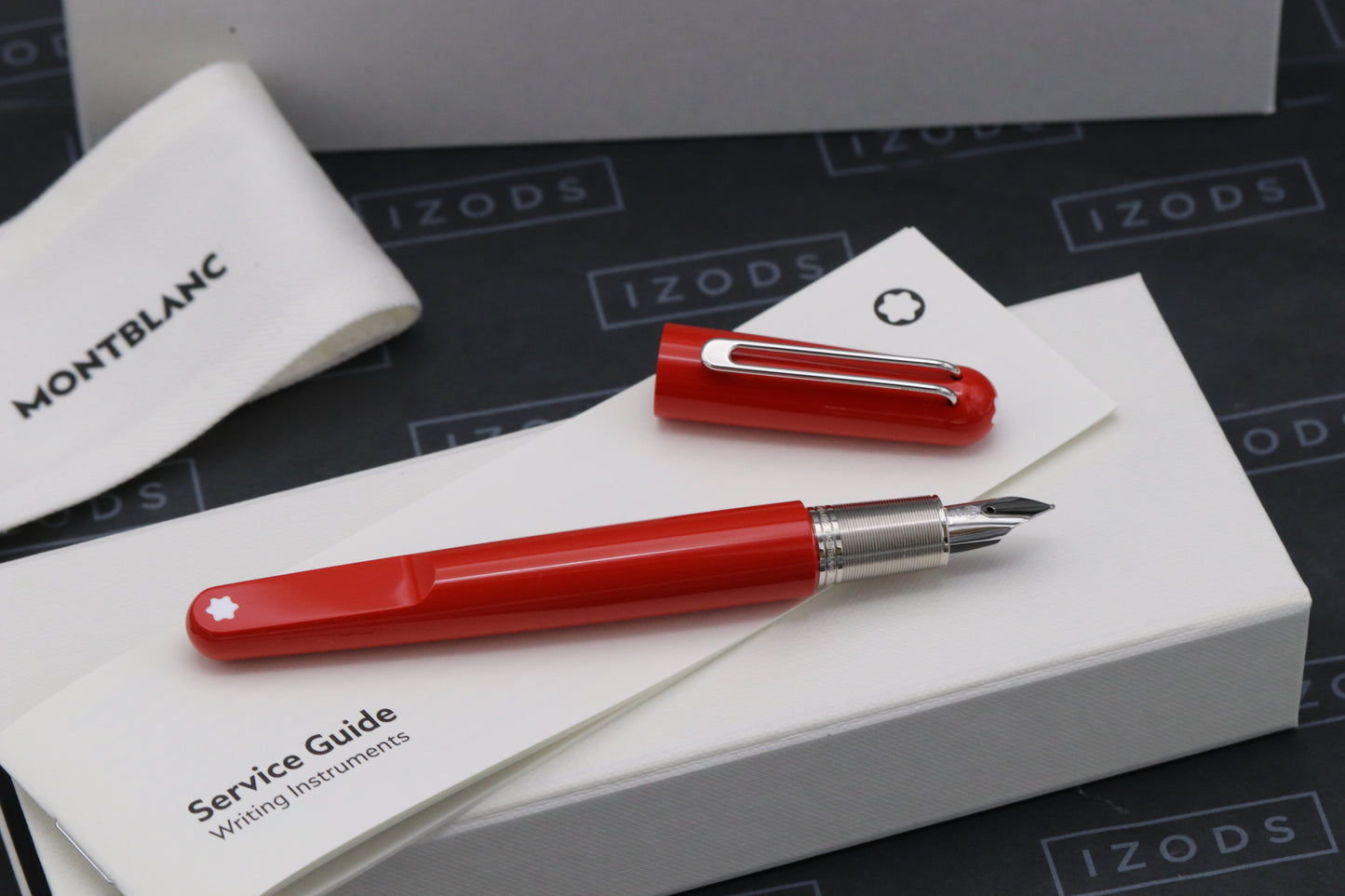 Montblanc M Marc Newson RED Fountain Pen UNUSED Fine Nib – IZODS