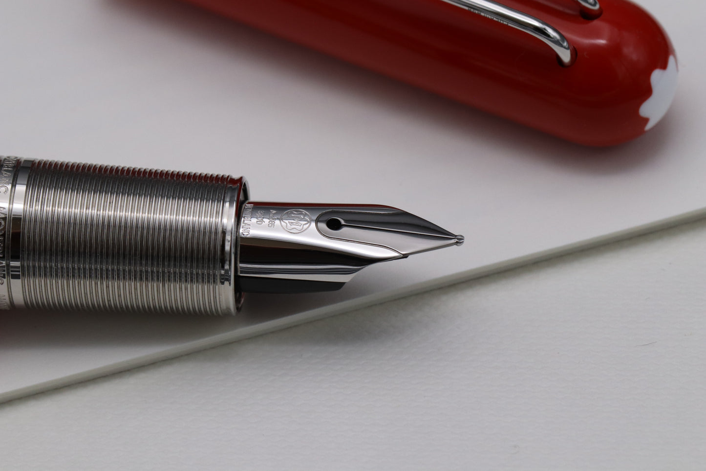 Montblanc M Marc Newson RED Fountain Pen - UNUSED - Fine Nib