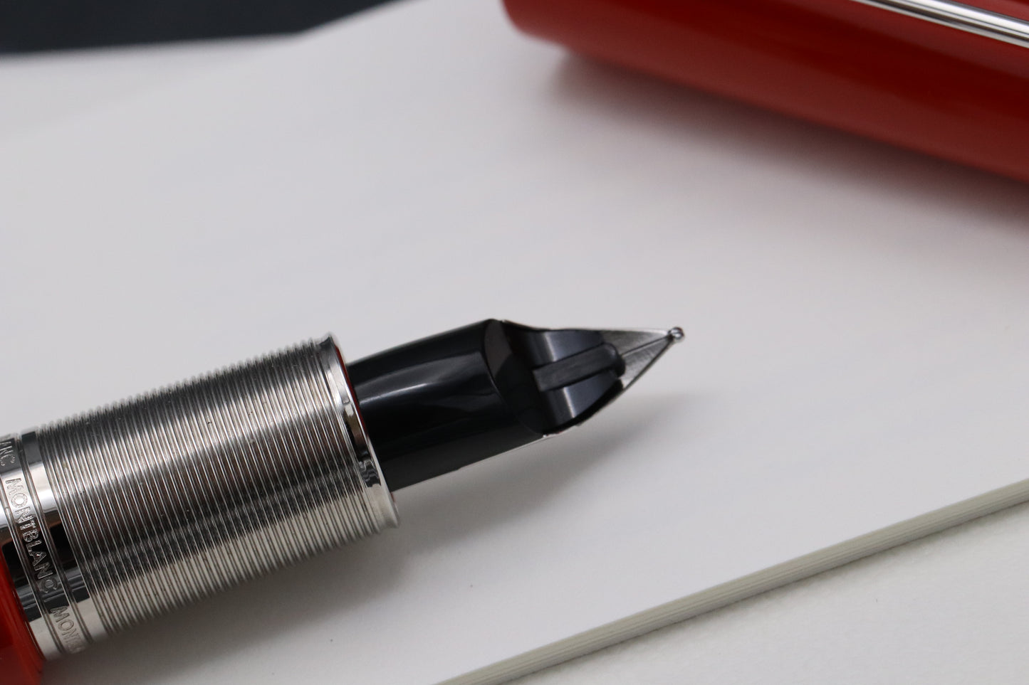 Montblanc M Marc Newson RED Fountain Pen - UNUSED - Fine Nib