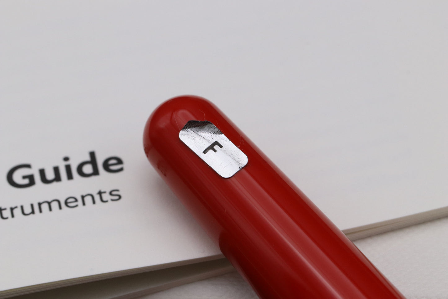 Montblanc M Marc Newson RED Fountain Pen - UNUSED - Fine Nib