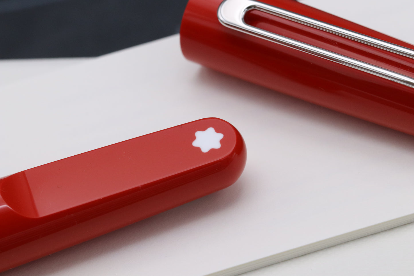 Montblanc M Marc Newson RED Fountain Pen - UNUSED - Fine Nib
