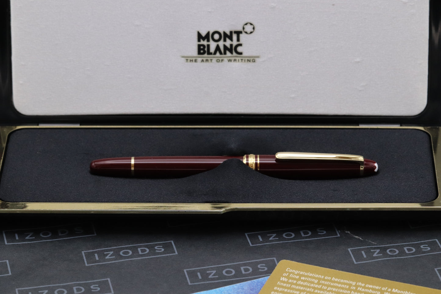 Montblanc Meisterstuck 144 Classique Bordeaux Fountain Pen - Monotone Nib