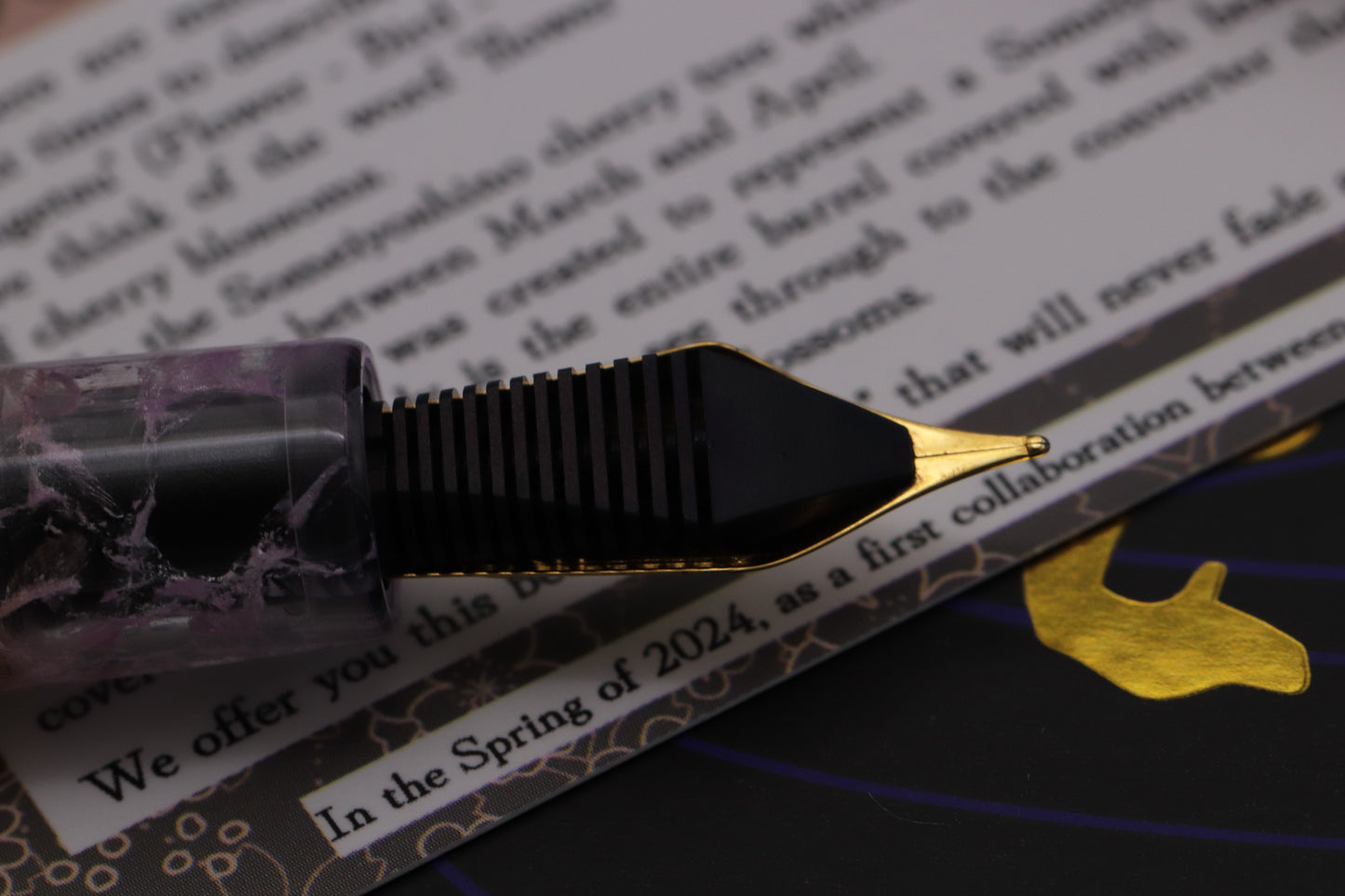 Esterbrook x BunguBox Estie Kachofugetsu Flower Fountain Pen