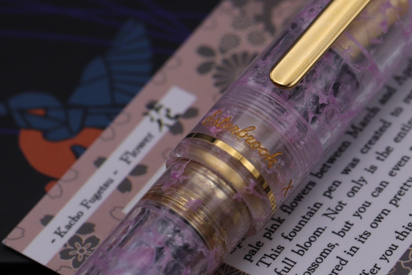 Esterbrook x BunguBox Estie Kachofugetsu Flower Fountain Pen