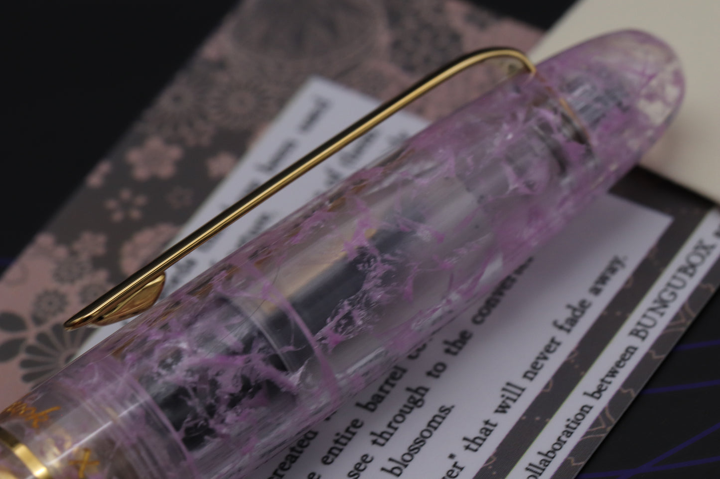 Esterbrook x BunguBox Estie Kachofugetsu Flower Fountain Pen