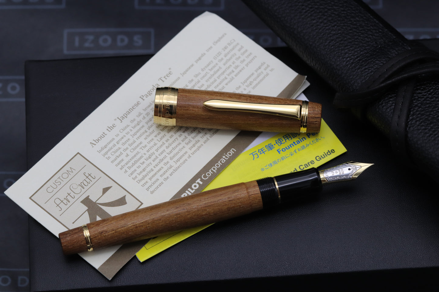 Pilot Custom Enju Wood Fountain Pen - UNUSED