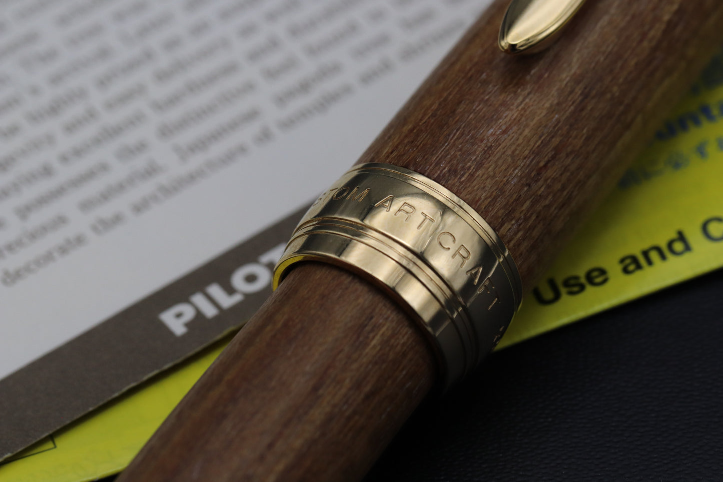 Pilot Custom Enju Wood Fountain Pen - UNUSED