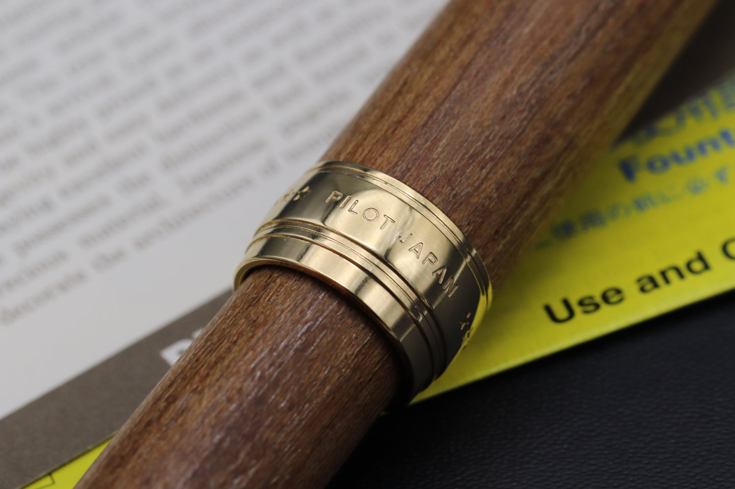 Pilot Custom Enju Wood Fountain Pen - UNUSED