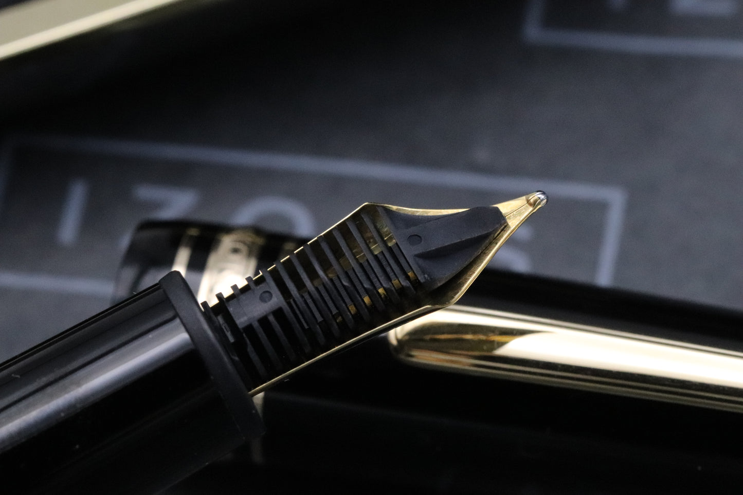 Montblanc Meisterstuck LeGrand Gold Coated Fountain Pen - 18k Medium Nib