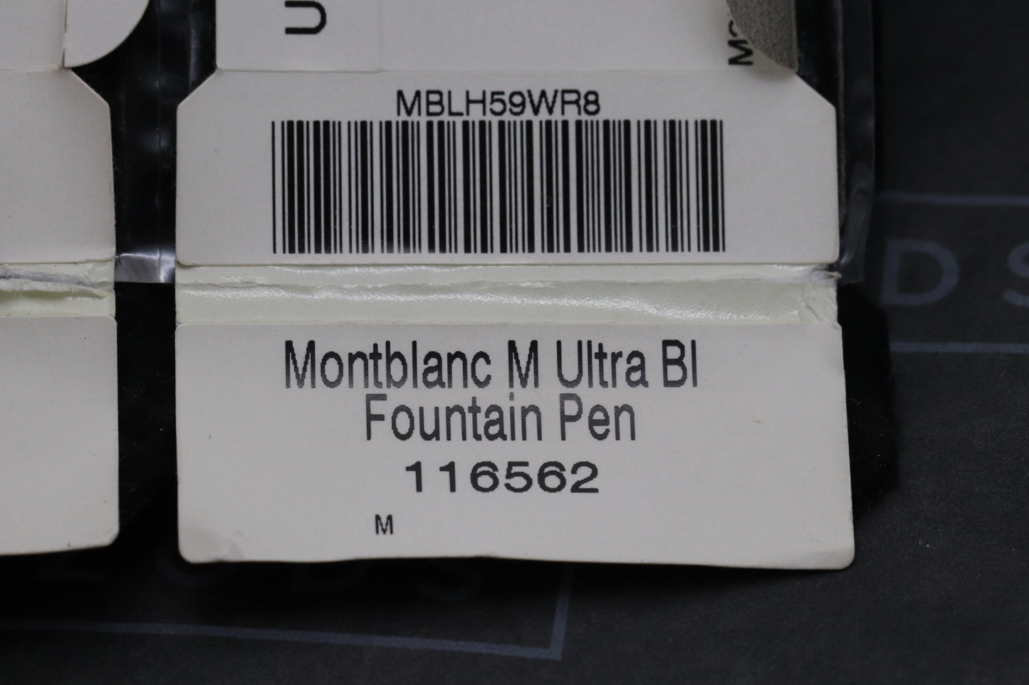 Montblanc M Marc Newson Ultra Black Fountain Pen - FACTORY SEALED