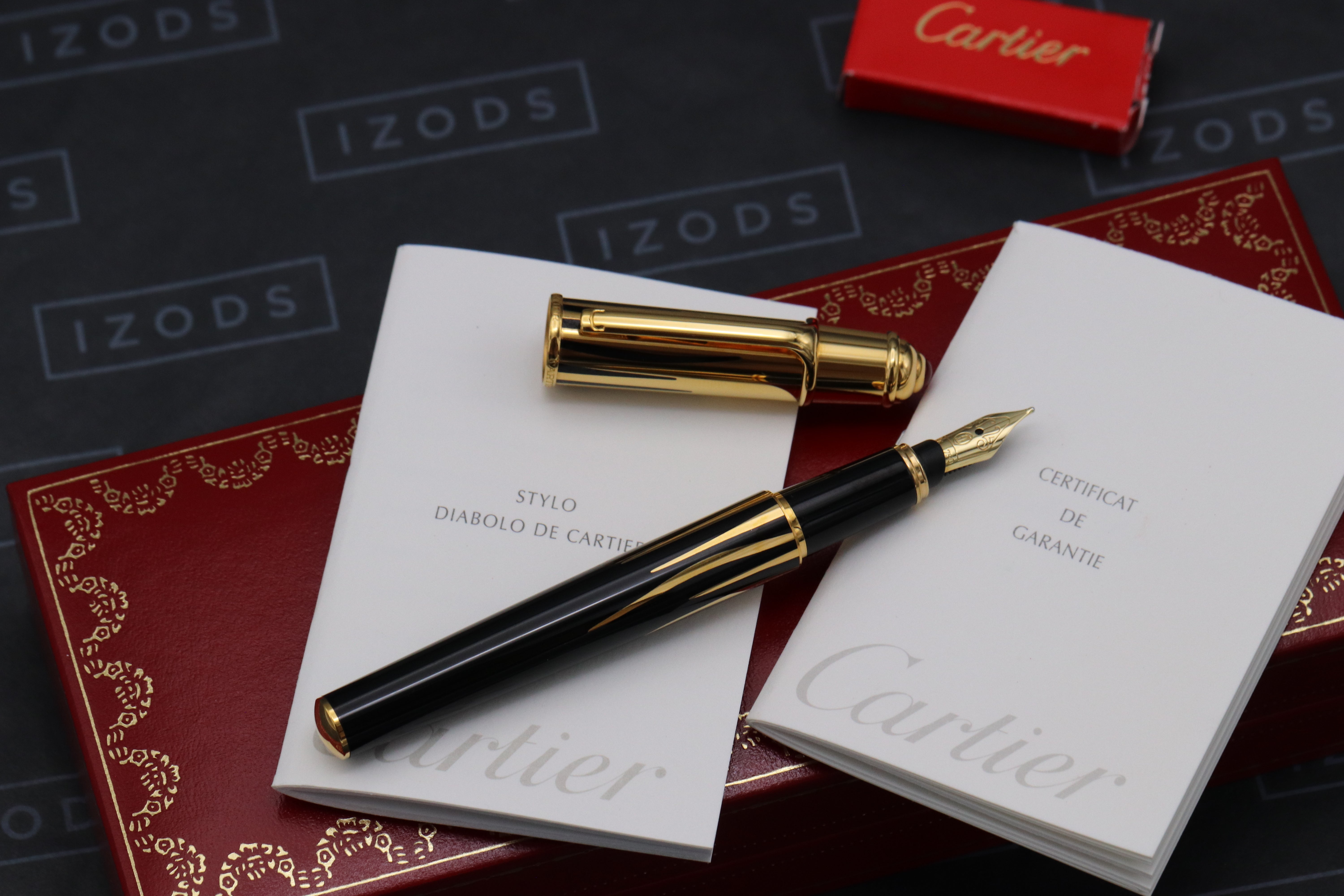 Cartier Diabolo Mini Flame Fountain Pen - UNUSED – IZODS