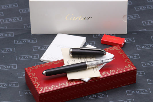 Cartier Louis Cartier Dandy Ebony Wood Limited Edition Fountain Pen - UNUSED