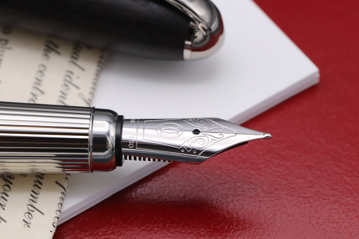 Cartier Louis Cartier Dandy Ebony Wood Limited Edition Fountain Pen - UNUSED