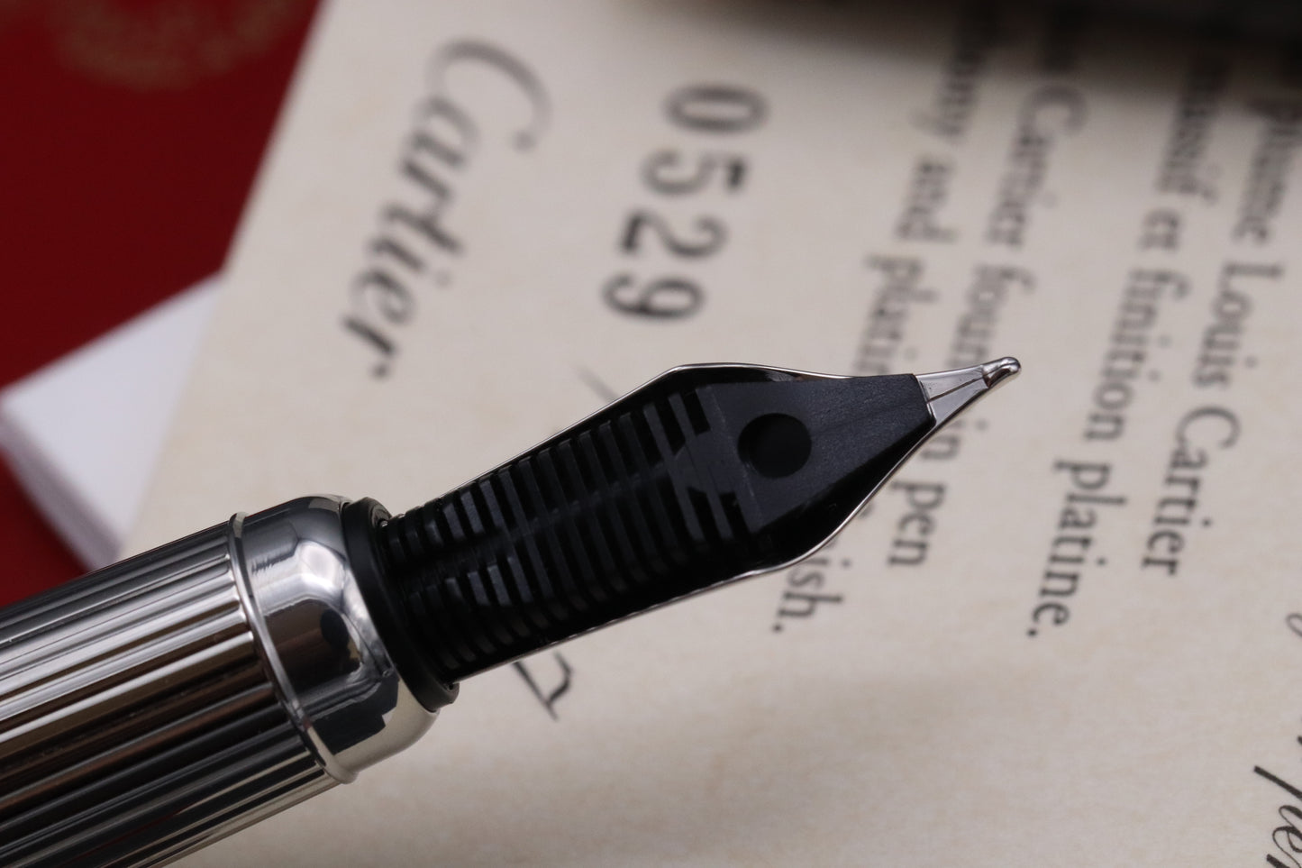 Cartier Louis Cartier Dandy Ebony Wood Limited Edition Fountain Pen - UNUSED