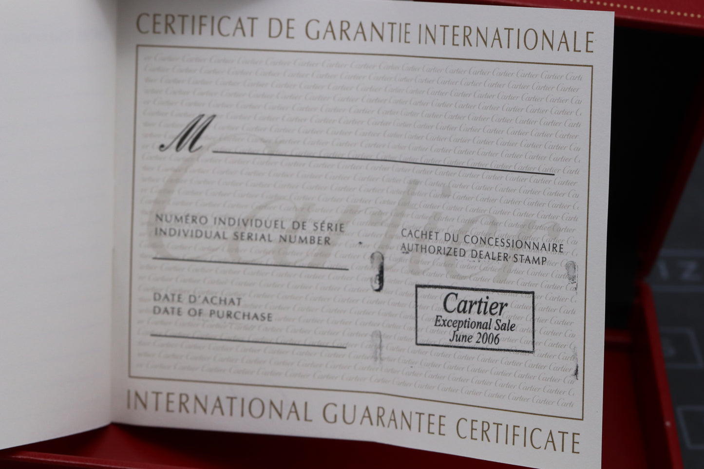 Cartier Louis Cartier Dandy Ebony Wood Limited Edition Fountain Pen - UNUSED