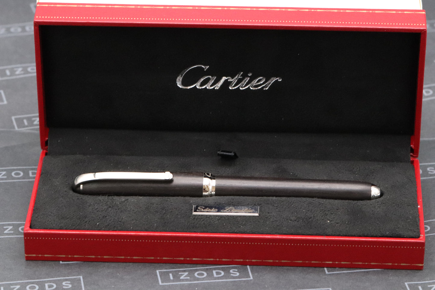 Cartier Louis Cartier Dandy Ebony Wood Limited Edition Fountain Pen - UNUSED