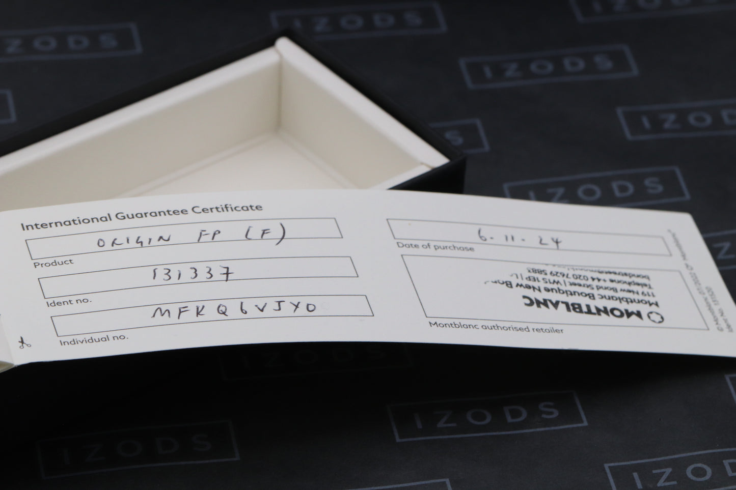 Montblanc Meisterstuck 146 LeGrand The Origin Collection Fountain Pen