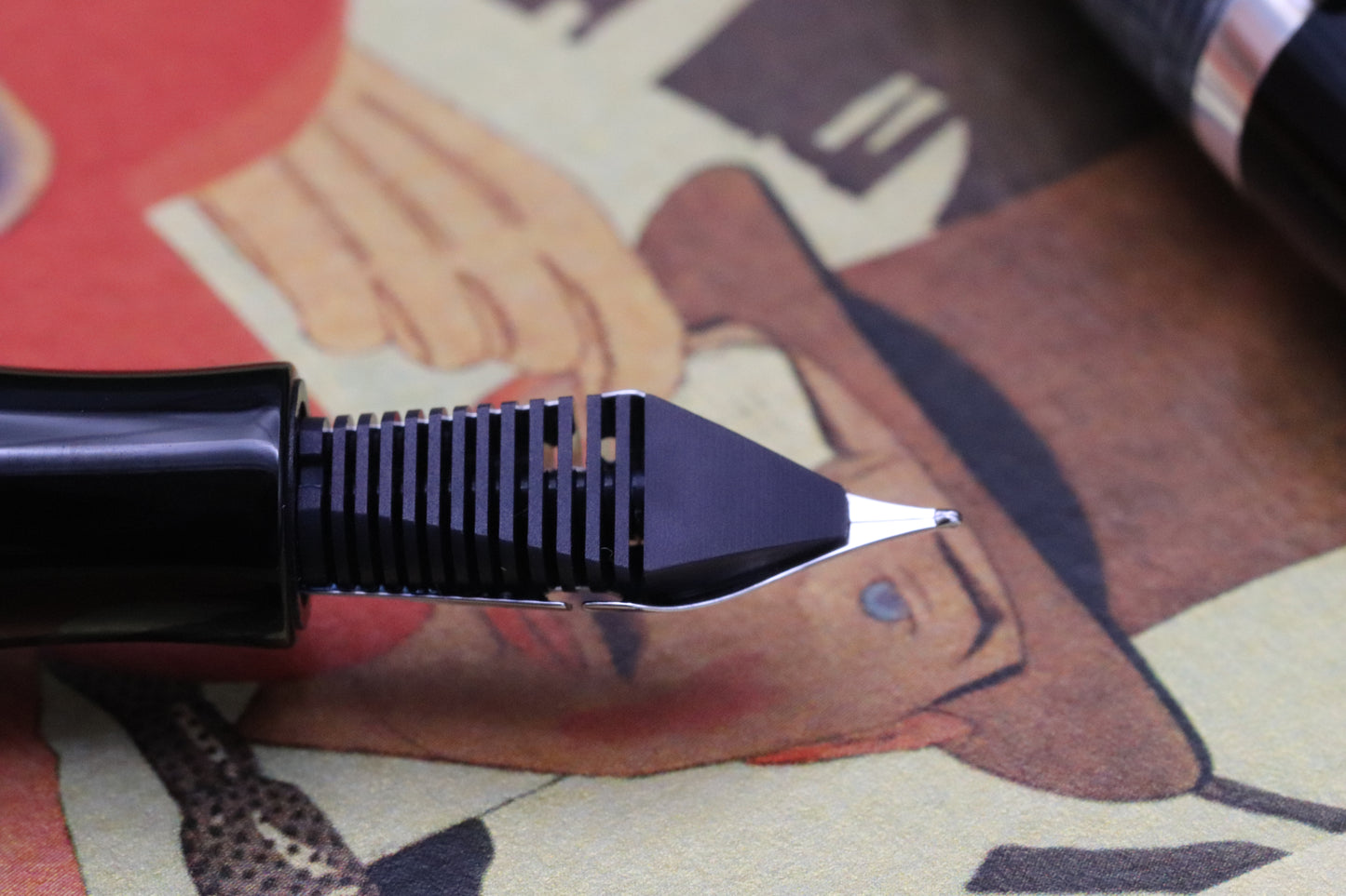Montegrappa Nazionale Flex Shiny Circles Celluloid LE100 Fountain Pen
