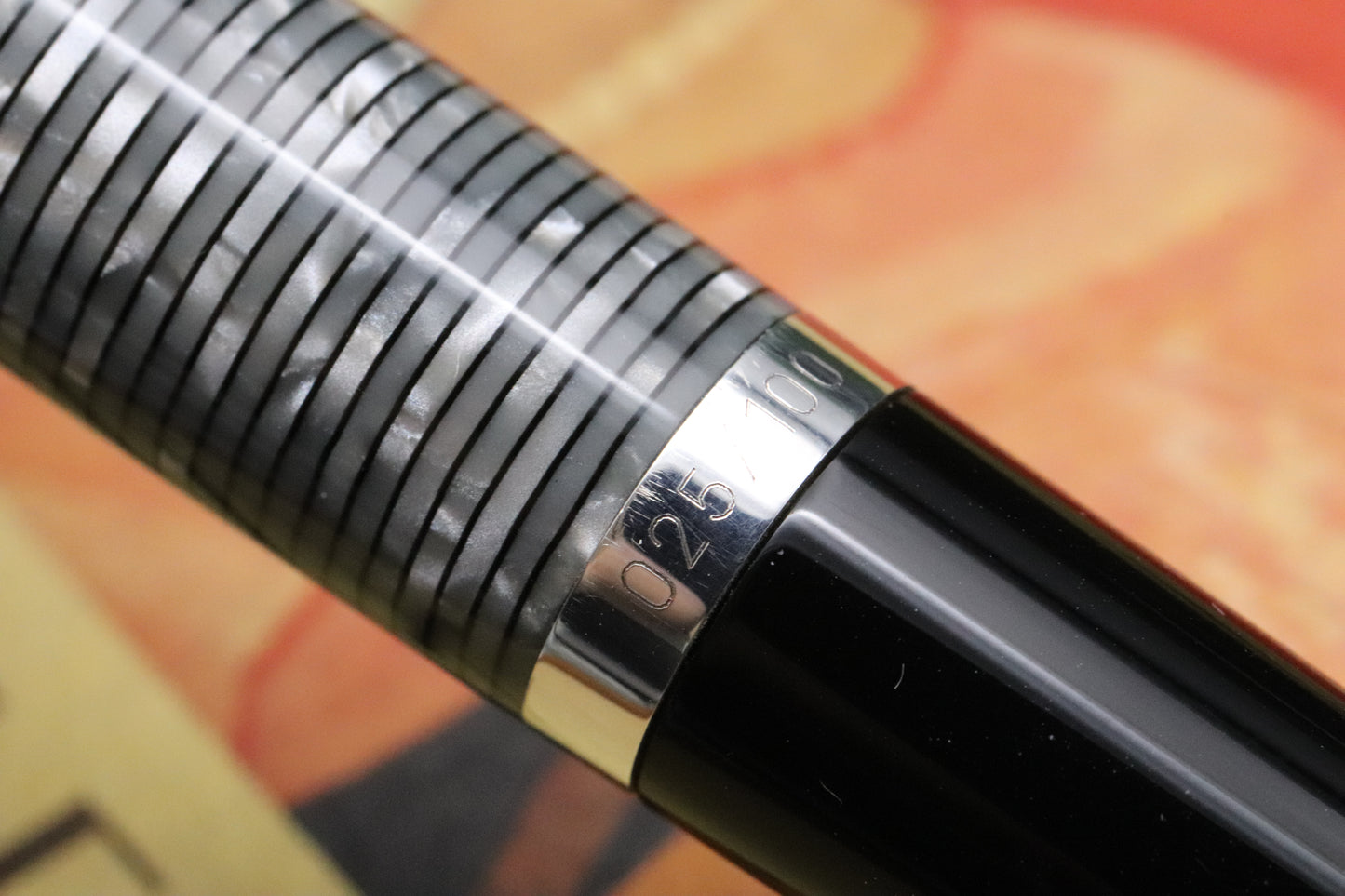 Montegrappa Nazionale Flex Shiny Circles Celluloid LE100 Fountain Pen
