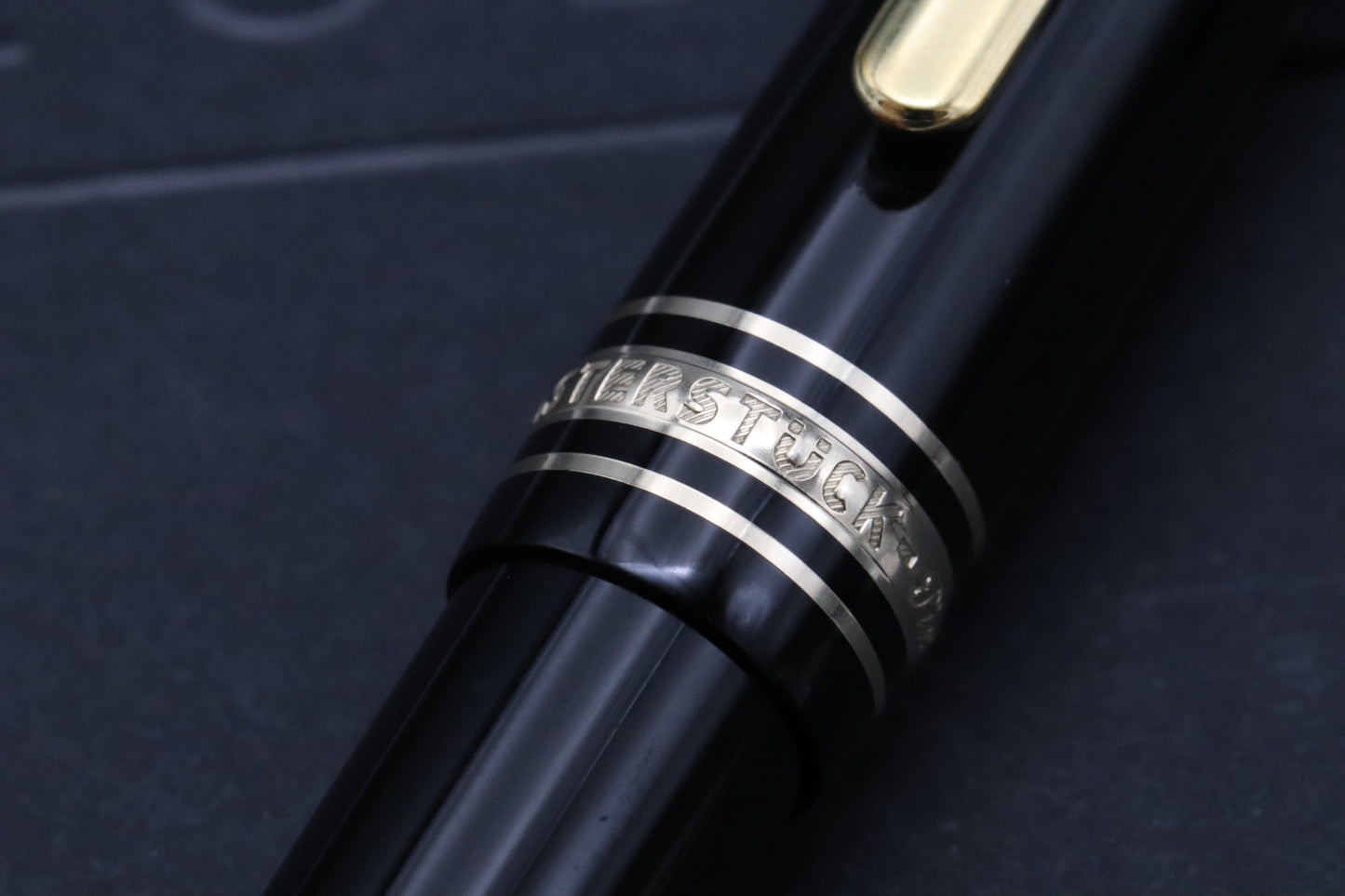 Montblanc Meisterstuck 145 Classique Gold Coated Fountain Pen - BB Nib