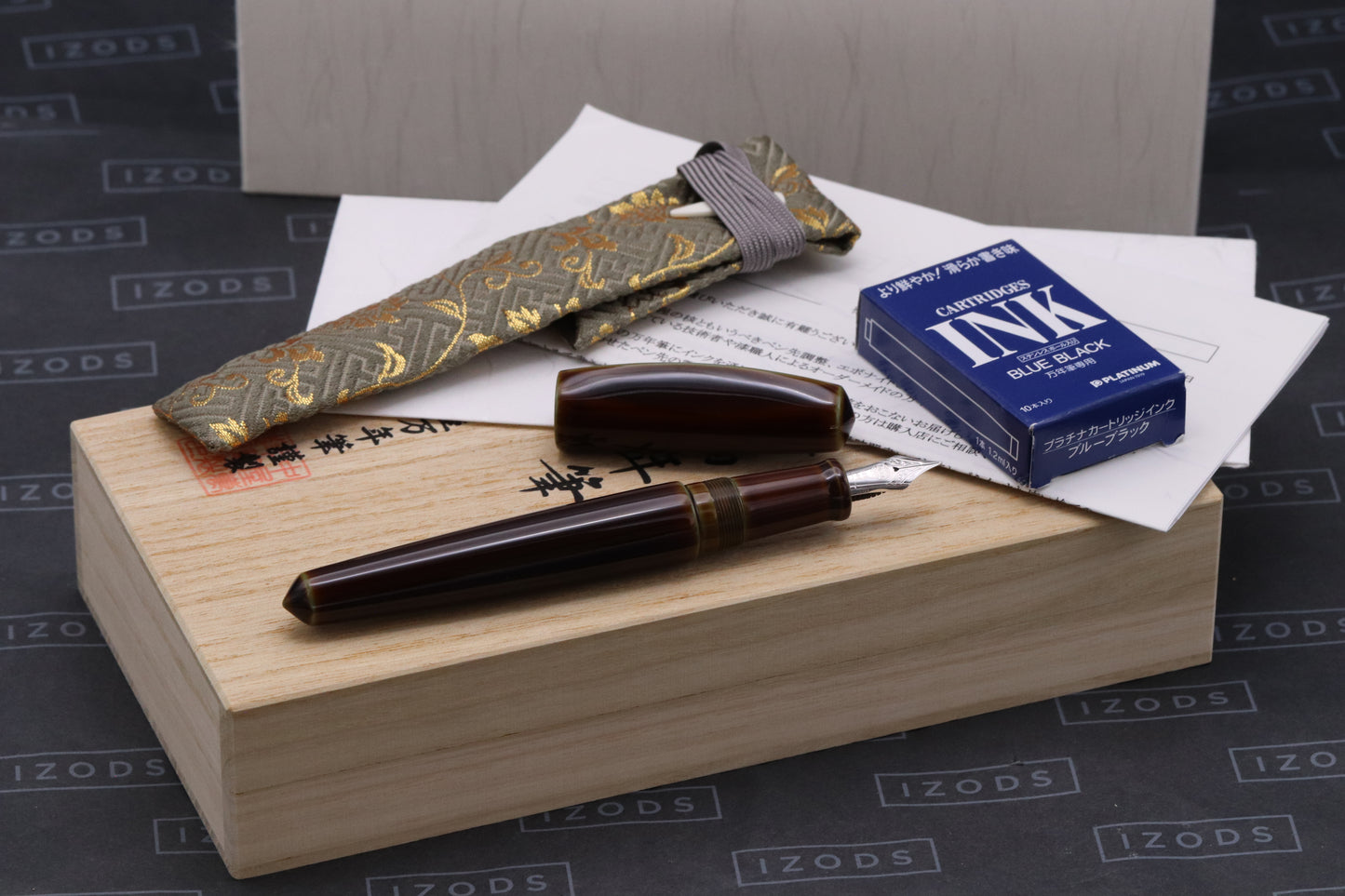 Nakaya Dorsal Fin 1 Heki-tamenuri Fountain Pen - UNUSED