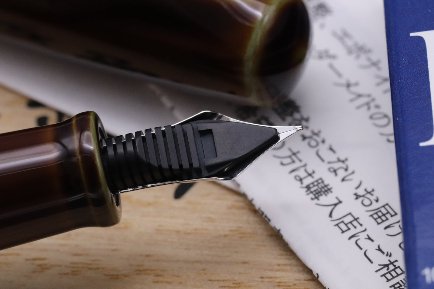 Nakaya Dorsal Fin 1 Heki-tamenuri Fountain Pen - UNUSED