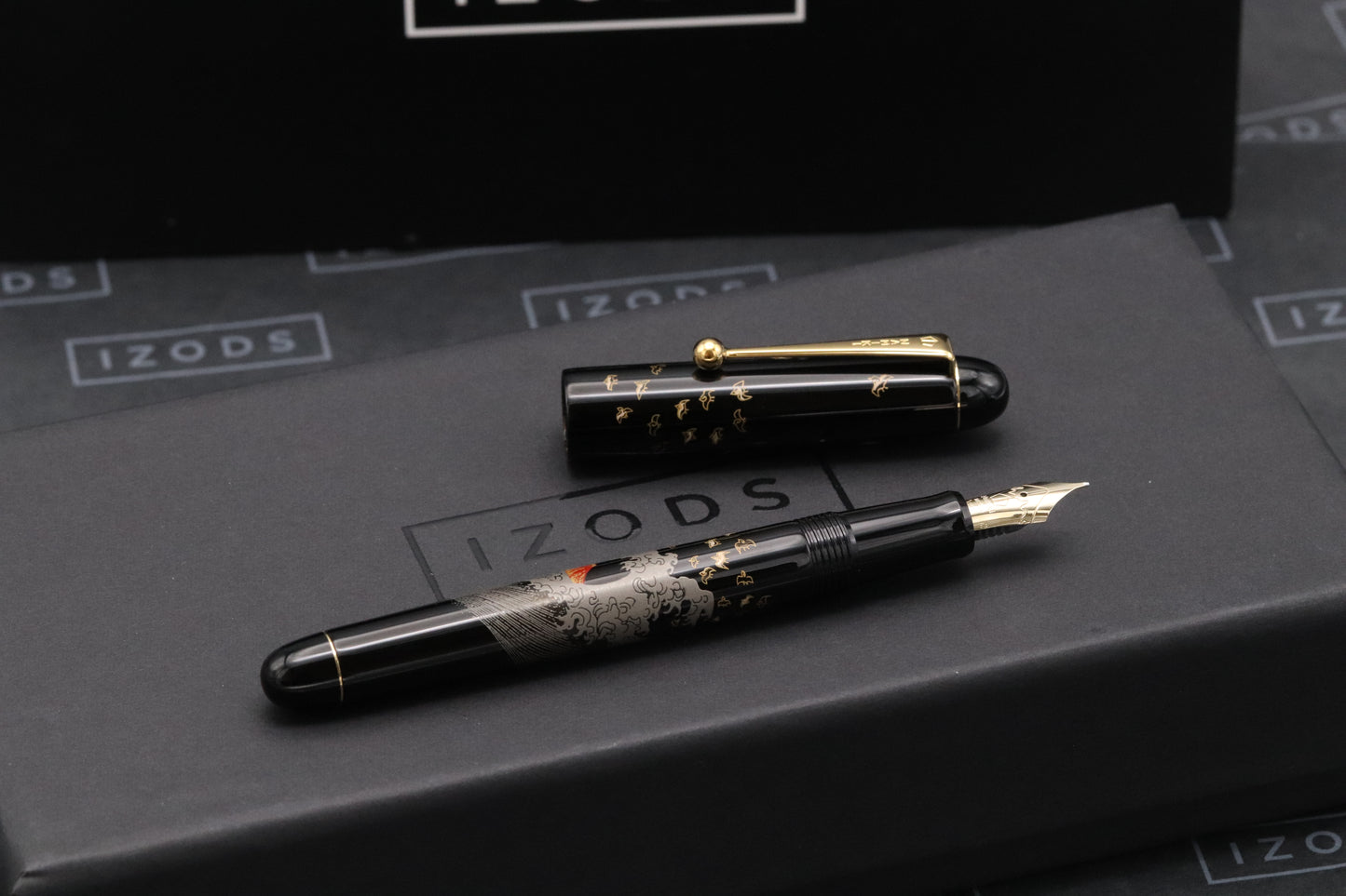 Namiki Tradition Mount Fuji and Wave Fountain Pen - UNUSED