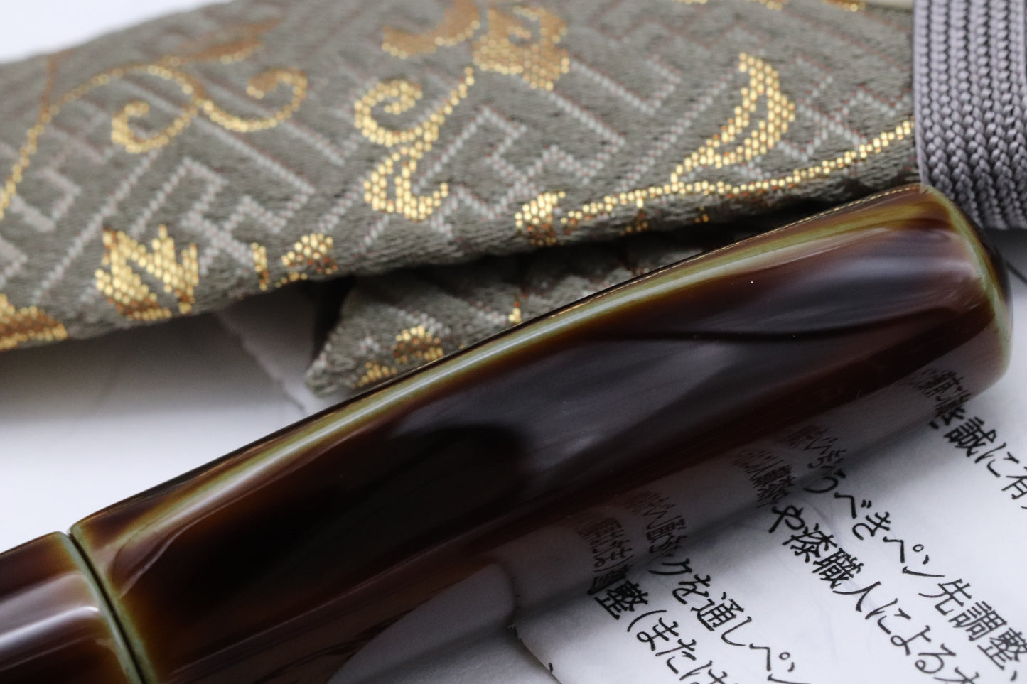 Nakaya Dorsal Fin 1 Heki-tamenuri Fountain Pen - UNUSED