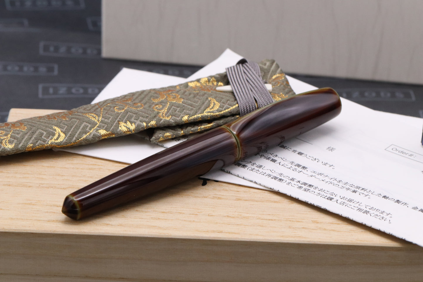 Nakaya Dorsal Fin 1 Heki-tamenuri Fountain Pen - UNUSED